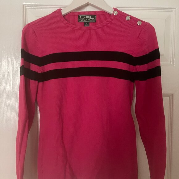 Ralph Lauren Pink Cotton Sweater - Picture 6 of 6